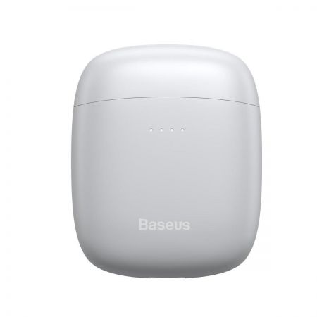 Bezprzewodowe słuchawki TWS Baseus Encok W04 Pro, ładowanie indukcyjne, Bluetooth 5.0 (białe) zdjęcie 4