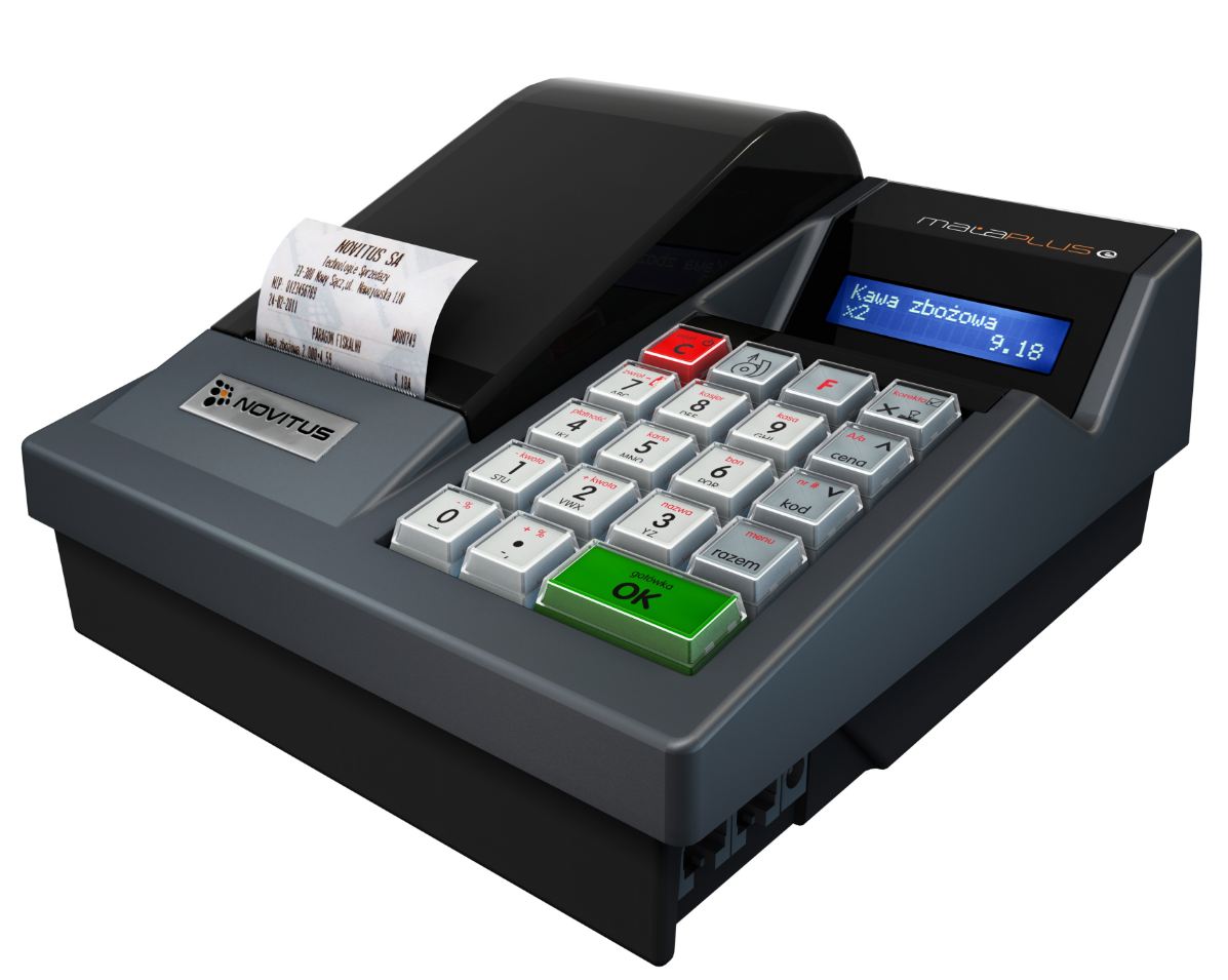 Kasa fiskalna Novitus Mała Plus E