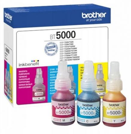Zestaw tuszy Multipack BT5000CMY 3x5k do DCP-T2xx/3xx/4xx/5xx/7xx/T9x0