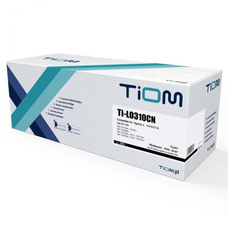 Toner Tiom do Oki C310C  44469706  2000 stron Cyjan