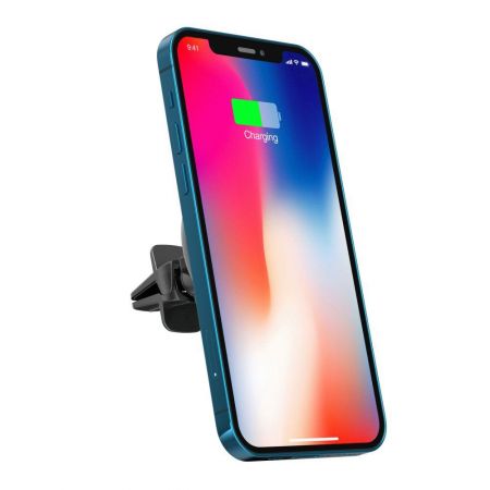 Uchwyt na telefon Tech-protect A2 Magnetic Magsafe Vent Car Mount Wireless Charger 15w Black zdjęcie 4