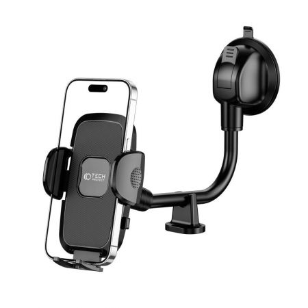 Uchwyt na telefon Tech-protect V3 Universal Long Arm Windshield Dashboard Car Mount Black zdjęcie 2