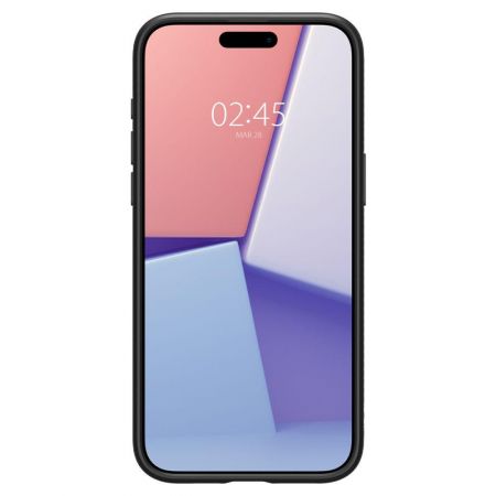 Etui Spigen Liquid Air do iPhone 15 Pro Matte Black zdjęcie 4