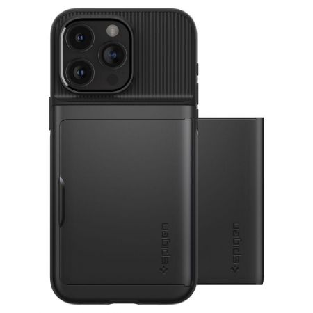 Etui Spigen Slim Armor Cs Iphone 15 Pro Max Black zdjęcie 2