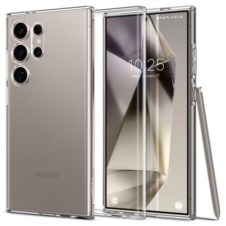 Etui Spigen Liquid Crystal do Galaxy S24 Ultra Crystal Clear zdjęcie 2