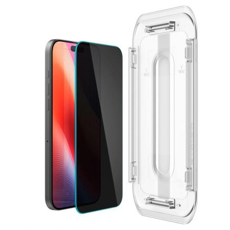 Szkło prywatyzujące Spigen Glas.tr ez Fit 2-pack Iphone 16 Pro Privacy zdjęcie 3