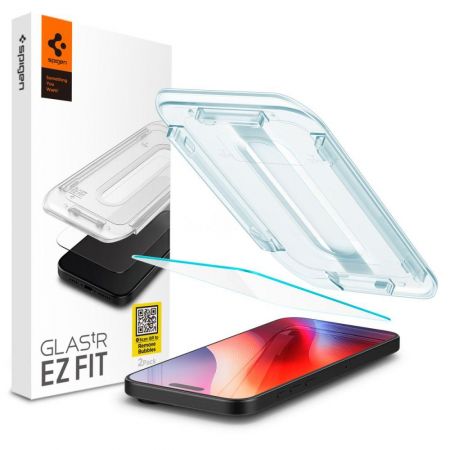 Szkło Hartowane Spigen Glas.tr ez Fit  Iphone 16 Pro Clear