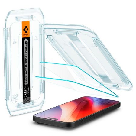 Szkło Hartowane Spigen Glas.tr ez Fit 2-pack Iphone 16 Pro Max Clear zdjęcie 2