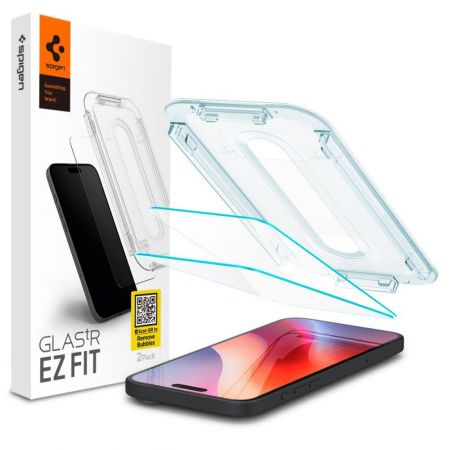 Szkło Hartowane Spigen Glas.tr ez Fit 2-pack Iphone 16 Pro Max Clear