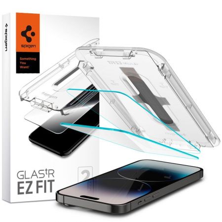Szkło Hartowane Spigen Glas.tr ez Fit 2-pack Iphone 14 Pro Max Clear