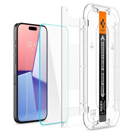 Szkło Hartowane Spigen Glas.tr ez Fit 2-pack Iphone 15 Pro Max Clear zdjęcie 2