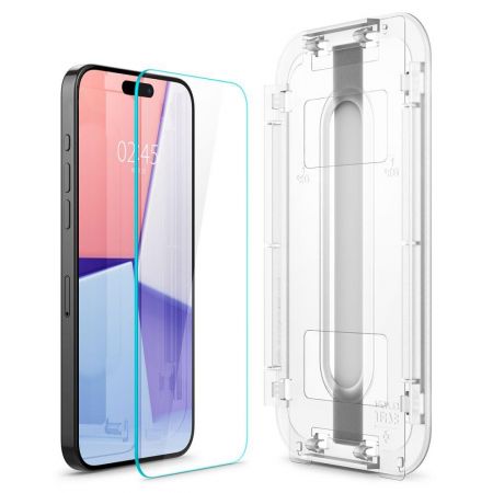 Szkło Hartowane Spigen Glas.tr ez Fit 2-pack Iphone 15 Pro Max Clear zdjęcie 3