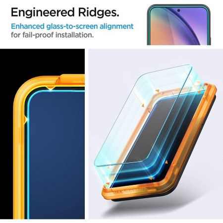Szkło Hartowane Spigen Alm Glas.tr 2-pack Galaxy A54 5g Clear zdjęcie 4
