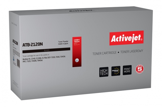 Toner Activejet ATB-2120N (do drukarki Brother  zamiennik TN2120 supreme 2600str. czarny)