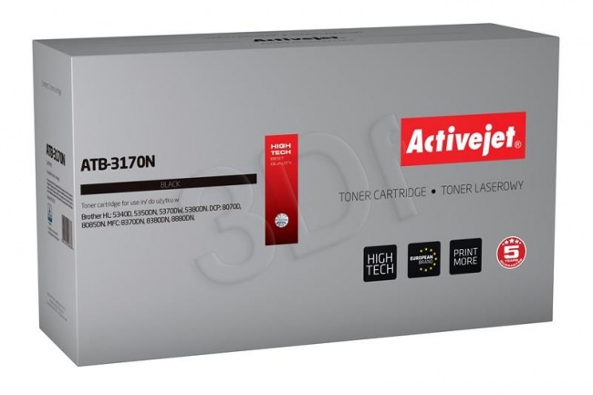 Toner Activejet ATB-3170N (do drukarki Brother  zamiennik TN3060/TN3170/TN6600 supreme 7000str. czarny)