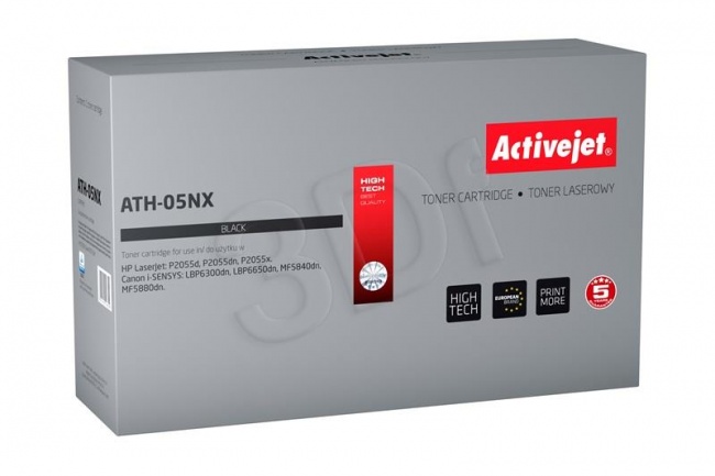 Toner Activejet ATH-05NX (do Canon Hewlett Packard  zamiennik HP 05X/Canon CRG-719H CE505X supreme 6500str. czarny)