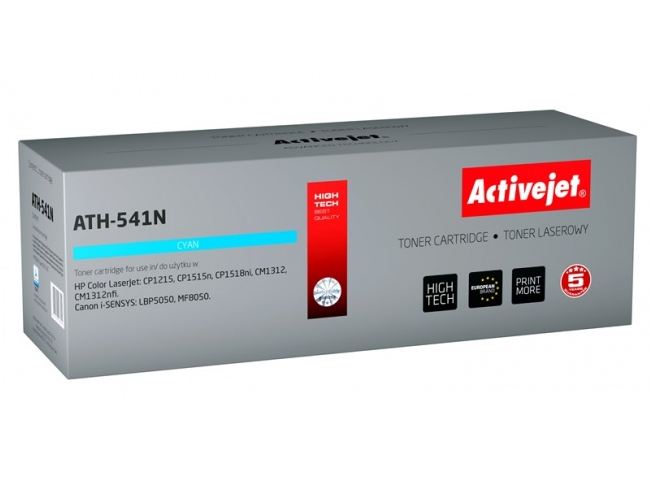 Toner Activejet ATH-541N (do Canon Hewlett Packard  zamiennik HP 125A/Canon CRG-716C CB541A supreme 1600str. cyan)