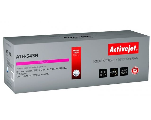 Toner Activejet ATH-543N (do Canon Hewlett Packard  zamiennik HP 125A/Canon CRG-716M CB543A supreme 1600str. magenta)