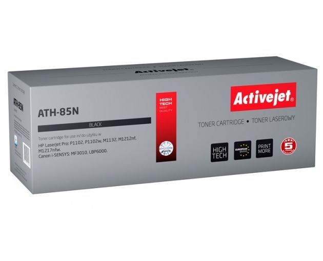 Toner Activejet ATH-85N (do Canon Hewlett Packard  zamiennik HP 85A/Canon CRG-725 CE285A supreme 2000str. czarny)