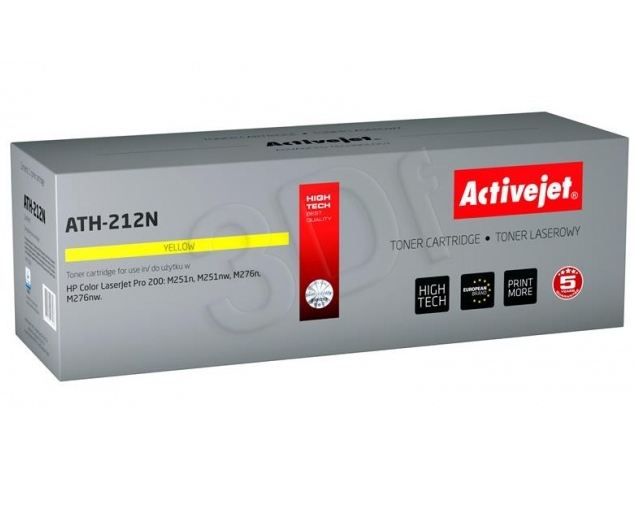 Toner Activejet ATH-212N (do Canon Hewlett Packard  zamiennik HP 131A/Canon CRG-731Y CF212A supreme 1800str. yellow)