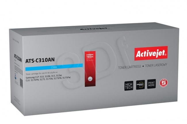 Toner Activejet ATS-C310AN (do drukarki Samsung  zamiennik CLT-C4092S premium 1000str. cyan)