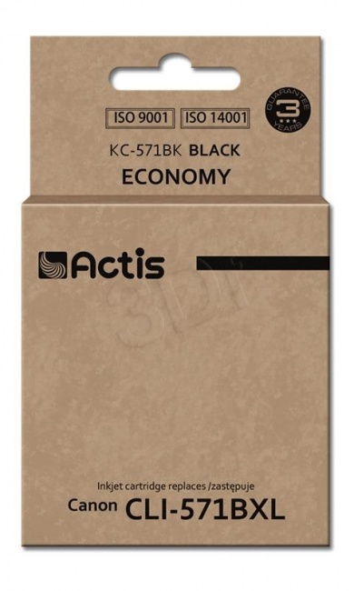 Tusz Actis KC-571BK (Canon  CLI-571BK) standard 12ml czarny