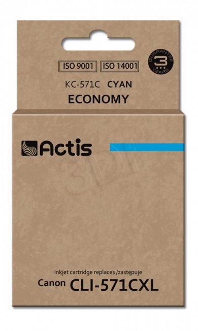 Tusz Actis KC-571C (Canon  CLI-571C) standard 12ml cyan