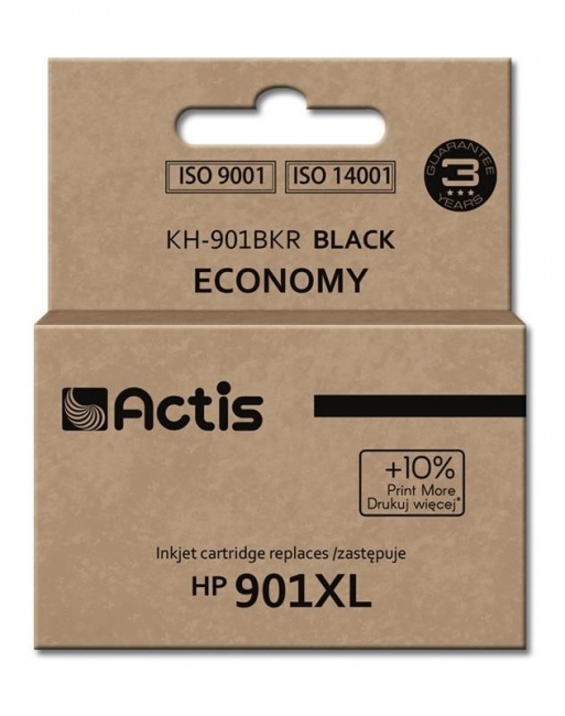 Tusz Actis KH-901BKR (HP 901XL CC654AE) standard 20ml czarny