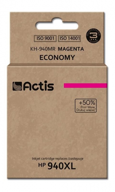 Tusz Actis KH-940MR (HP 940XL C4908AE) standard 35ml magenta