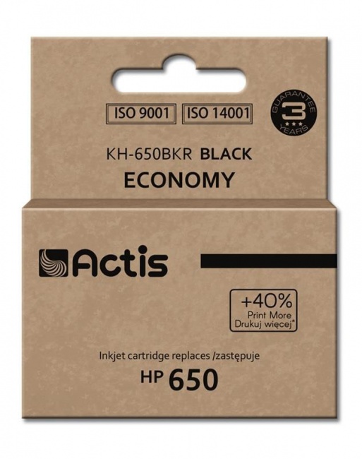 Tusz Actis KH-650BKR (HP 650 CZ101AE) standard 15ml czarny