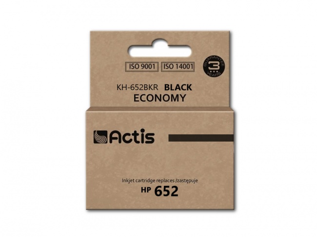 Tusz Actis KH-652BKR (HP652 F6V25AE) standard 15ml czarny