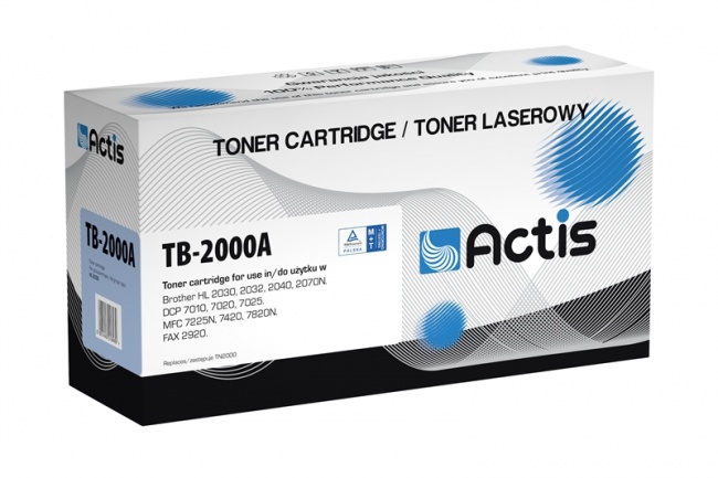 Toner Actis TB-2000A (Brother  TN2000/TN2005) standard 2500str. czarny
