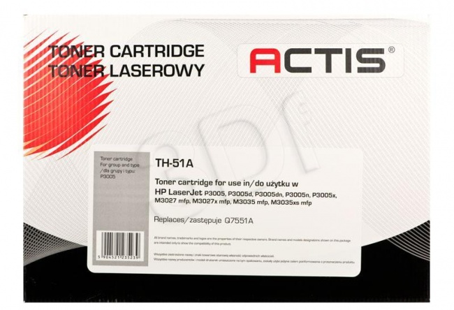 Toner Actis TH-51A (HP 51A Q7551A) standard 6500str. czarny