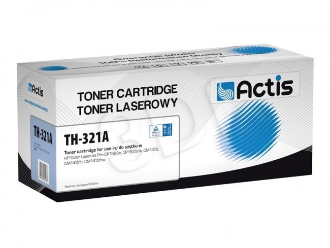 Toner Actis TH-321A (HP 128A CE321A) standard 1300str. cyan