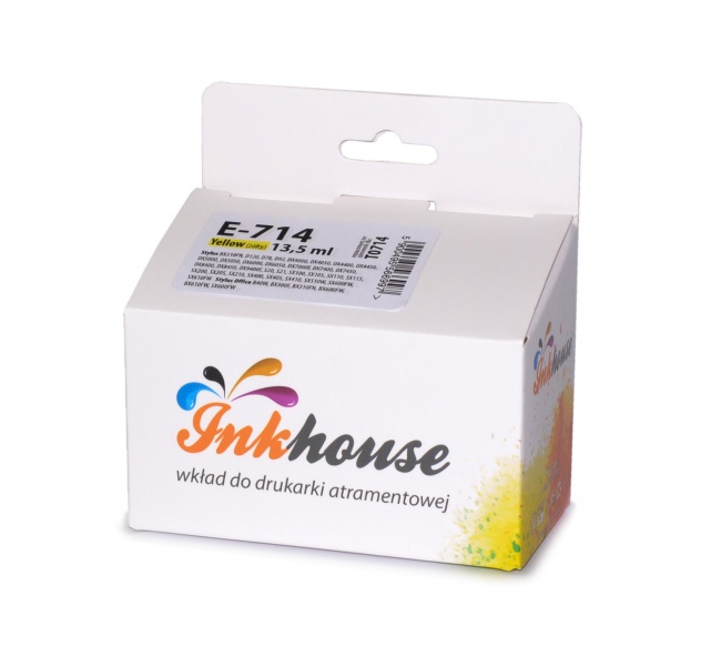 Tusz Inkhouse EPSON T0714 Yellow D78/DX4000