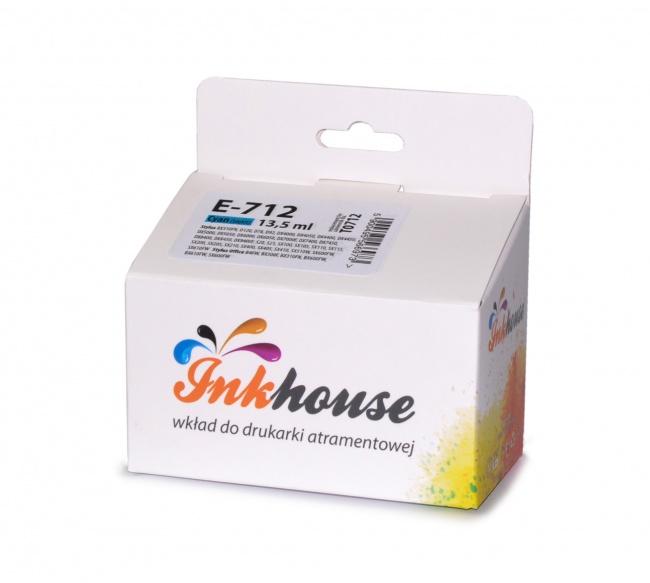 Tusz Inkhouse EPSON T0712 Cyan D78/DX4000