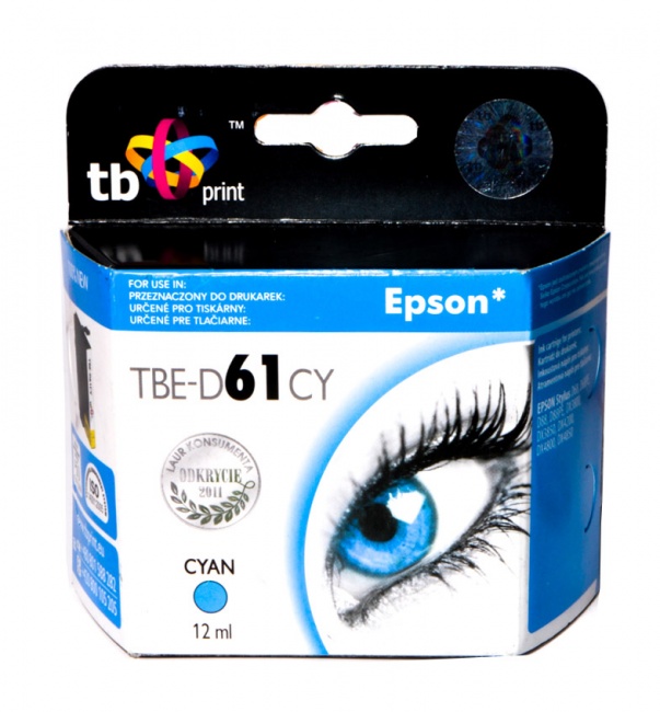 TB Print Tusz do Epson D68 Cyan TBE-D61CY