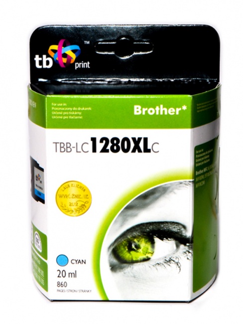 Tusz do Brother LC1280XL TBB-LC1280XLC CY