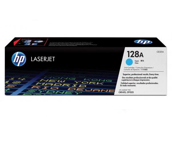 Toner CP1525/CM1415 128A Błękitny (Cyjan) 1.3k CE321A