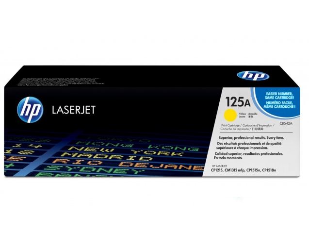 Toner CLJ CP1215 Żółty 1.4k CB542A