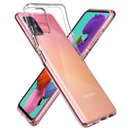 Etui SPIGEN Liquid crystal GALAXY A51 crystal CLEAR zdjęcie 3