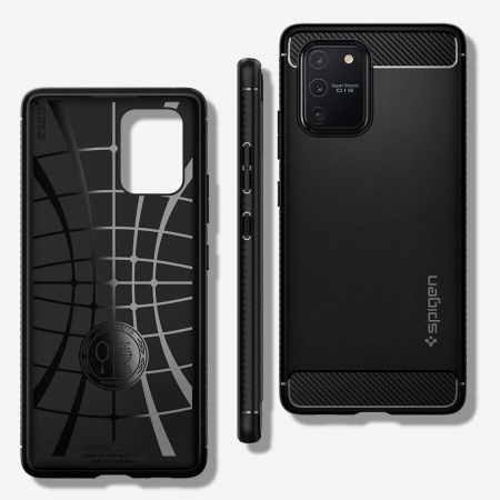 Etui SPIGEN Rugged Armor GALAXY S10 LITE MATTE BLACK zdjęcie 2